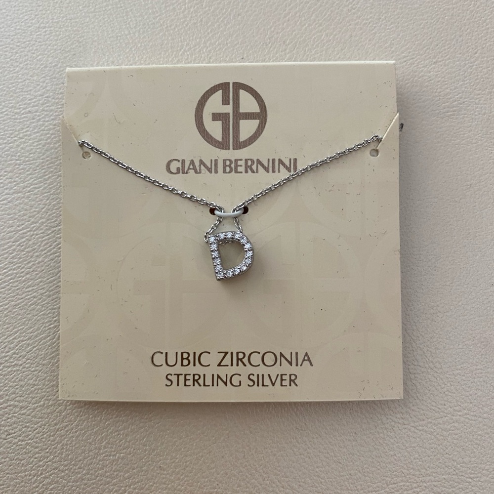 Letter ‘D’ Necklace with charm
